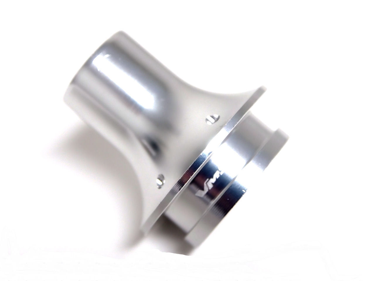 VMS SILVER SHIFT KNOB BOOT RETAINER ADAPTER MANUAL GEAR SHIFTER LEVER