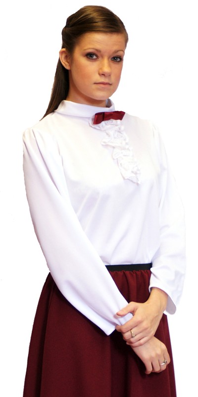 Victorian  Edwardian Fashion on Victorian Edwardian Steampunk White Blouse All Sizes   Ebay