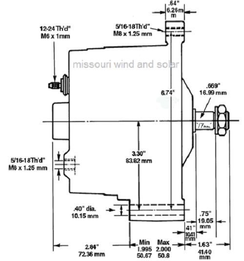 BUILD YOUR OWN PMA Wind Turbine PMA Permanent Alternator Generator 