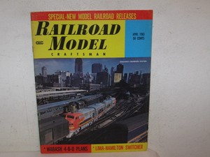 Vintage Railroad Model Craftsman Magazine April of 1965 VFC 66 Pages 