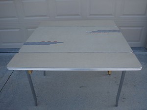 Kitchen Extensions on Retro 1950s Dining Kitchen Formica Chrome Extension Table 40x 25 Vgc