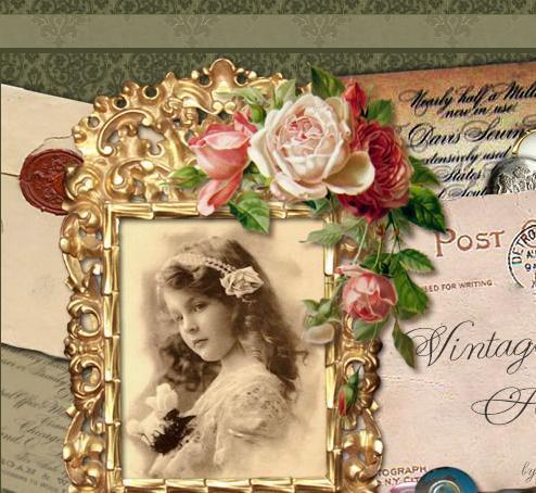 Vtg Victorian Chic Roses Shabby Ebay Auction Template P.E.P in Everything Else, eBay User Tools | eBay