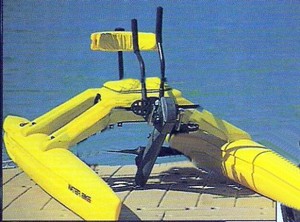  -ARM-ACTION-Pontoon-Catamaran-Hydro-Pedal-Paddle-Boat-Craft-Sea-Kayak