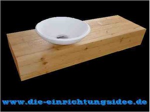 Waschtisch Konsole Waschbecken Corian Hi Macs Altholz Masivholz Masiv