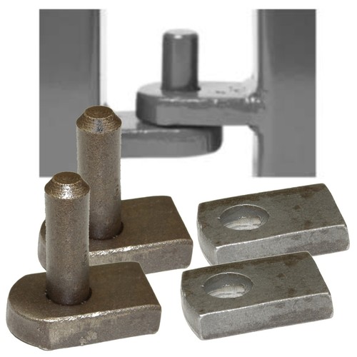 Weld On Gate Hinge Set 12mm Pin & Hole Welding eBay