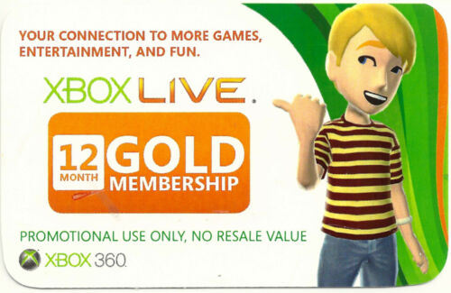 Windows Live Gold 12 Month Subscription in Video Games & Consoles, Prepaid Gaming Cards | eBay