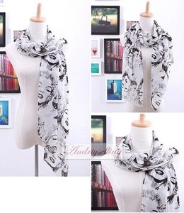 Girls Fashion Scarves on Women Lady Girls Fashion Marilyn Monroe Long Soft Scarf Wrap Shawl