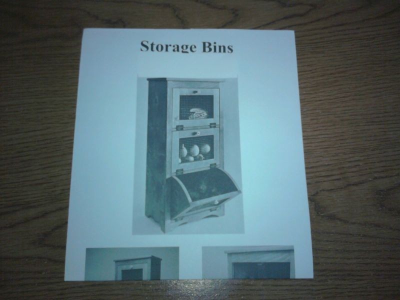 Vegetable Storage Bin Woodworking Plans