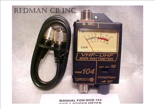 Workman 104 SWR / Power METER VHF / UHF Ham Radio 120 - 500 MHz 3 ft Jumper in Consumer Electronics, Radio Communication, Ham, Amateur Radio | eBay