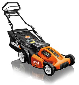 Worx WG789 19 inch 36V Cordless Pacesetter 3-in-1 Lawn Mower with IntelliCut