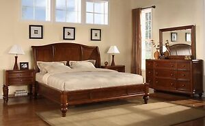 Wynwood Liberty Hill Hazelnut King Size Sleigh Bed Traditional Bedroom Furniture