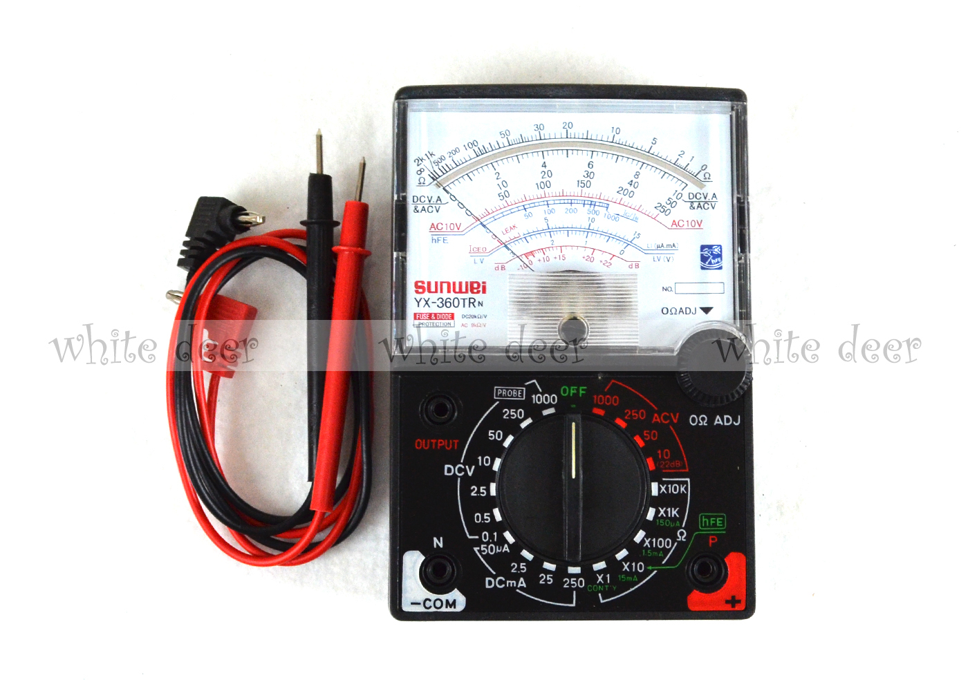 YX 360TR N Analogue Meter Multimeter Multitester Fuse Diode Protection