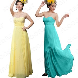 Yellow Cocktail Dress on Women Formal Prom Gowns Evening Ball Pary Cocktail Dress   Ebay