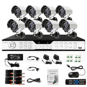 best 16 channel security camera system on 16 CH Channel DVR 8 Outdoor CCTV Surveillance Security Camera System ...