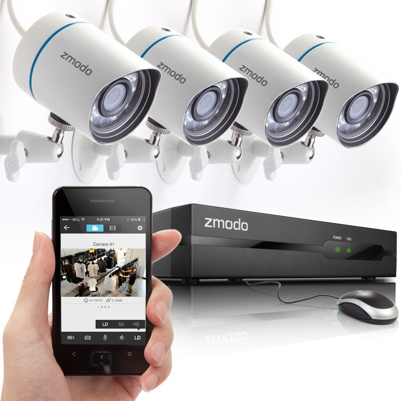 Wireless Outdoor home security camera Systeme