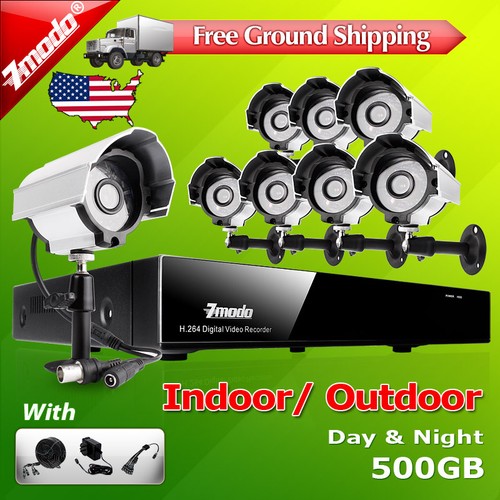 Zmodo 16 CH Channel DVR Indoor Outdoor Surveillance Security Camera