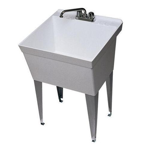 Details about Zurn Single Bowl 21 Gallon Laundry Tub Utility Sink with ...