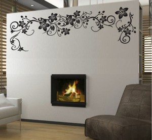 Large Wall  on Large Wall Decor Decal Sticker Removable Vinyl Flower B   Ebay