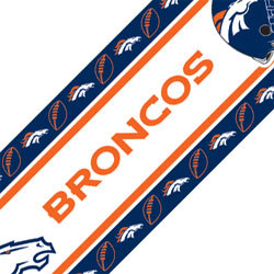 Denver Home Remodeling on New Nfl Denver Broncos Football Decor Wall Border Roll   Ebay