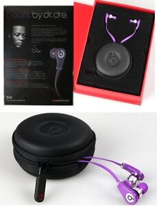 purple Tour Beats By Dr Dre In Ear Earbud Headphone For HTC One S Desire HD Z