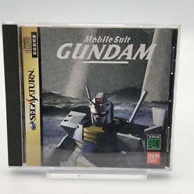 Mobile Suit Gundam W/Spine Sega Saturn SS Japan NTSC-J