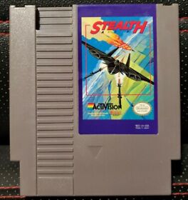Carro auténtico Stealth ATF (NES, 1989) probado solo en muy buen estado