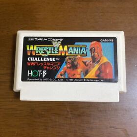WWF Wrestlemania Challenge FC Famicom Nintendo Japan