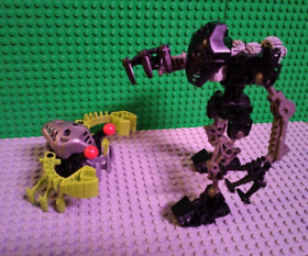 Lego Bionicle TOA ONUA 8532-Complete Figure + Legends Coastal Crab Rahi Figures!