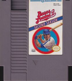 BASES LOADED II: SECOND SEASON (1990) nes nintendo baseball 2 us NTSC USA IMPORT