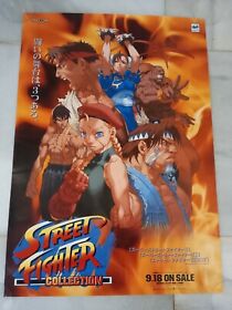 Street Fighter Collection Sega Saturn Official Store Promo Japanese B2 Poster 