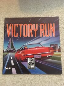 Victory Run manual Turbo Grafx 16 TG16