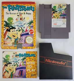 Nintendo Entertainment System NES Flintstones The Rescue of Dino & Hoppy Boxed