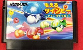 Konami Moero Twinbee Save Dr. Cinnamon Software Only Famicom Japan