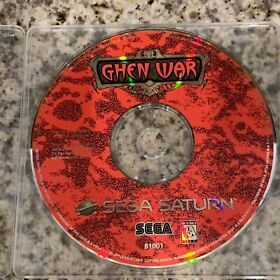 Ghen War (Sega Saturn, 1995) Disc Only - Tested - Authentic