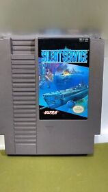 Silent Service NES Nintendo Submarine Spiel Authentisch