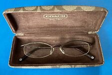 Coach Women's Eyeglasses  USED  Claire (102) Tan  CE135 49 17
