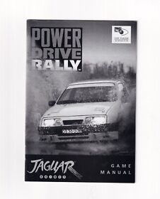 Power Drive Rally - Authentic Atari Jaguar Manual Instruction Booklet