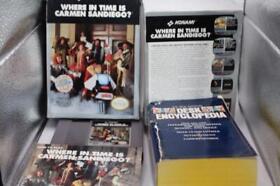 Where in Time is Carmen Sandiego Nintendo NES BOX Set CIB manual TESTED RARE