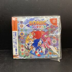 Sonic Shuffle (Sega Dreamcast, 2000) Japanese Version New **Ripped Plastic**