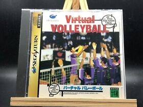 Virtual Volleyball w/spine (Sega Saturn,1995) from japan