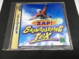 ZAP! Snow Boarding Trix For Japanese Sega Saturn System  *USA Seller*