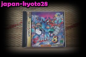 Rockman 8 Metal Heros Sega Saturn SS Japan  Good Condition