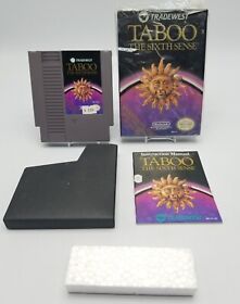 Taboo: The Sixth Sense (Nintendo Entertainment System NES 1989) Complete in Box