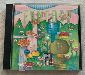 Fantasy Zone (TurboGrafx-16, 1989) CIB, Case, Manual, Cartridge, HuCARD TESTED