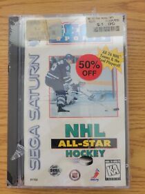 (NEW SEALED) NHL All-Star Hockey (Sega Saturn 1995)