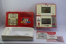 Nintendo Game & Watch MS Mickey & Donald DM-53 Made in Japan 1982 Great Cond.