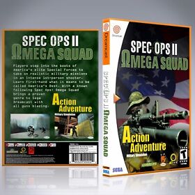 Dreamcast Custom Case - NO GAME - Spec Ops II - Omega Squad