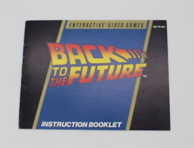 Back to the Future    Nintendo NES Original Instruction Manual