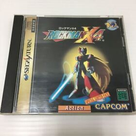 Rockman X4 Sega Saturn boxed Japan
