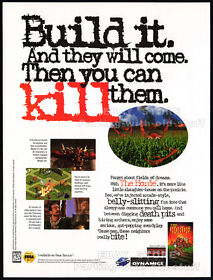THE HORDE__Original 1995 print AD / game promo__Crystal Dynamics / Saturn advert